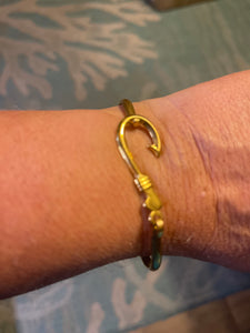 Fish Hook Bangle | Fish Hook Bracelet | Gift for Fisherman | Gift for Lady Angler